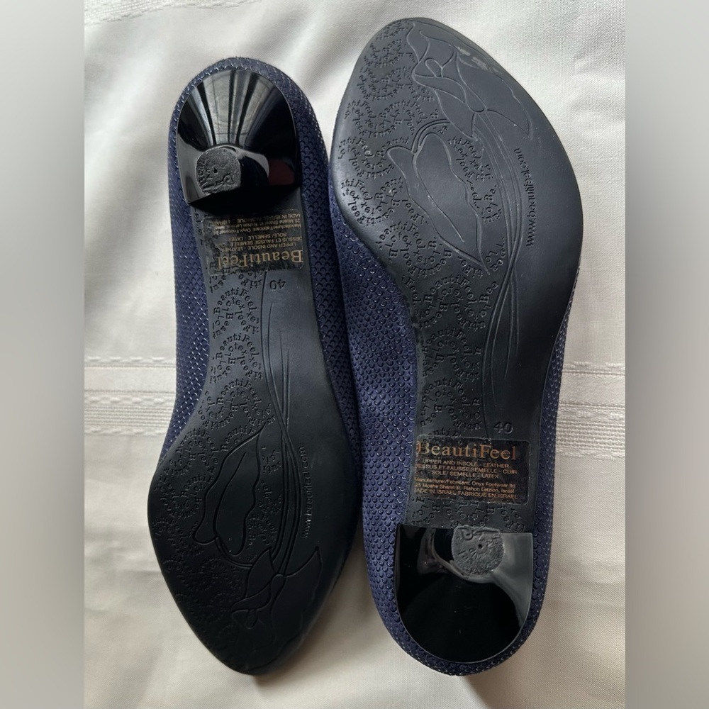 BeautiFeel Navy Elegance Heels - Picture 9 of 11